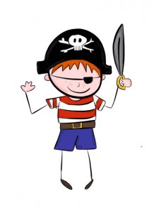 Karla's Parties Cornwall Kids Pirate Party Illustration